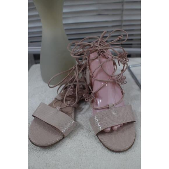 RED VALENTINO dragon Flying Up Leather Sandal size 39 US 9 (san100) - Picture 1 of 9